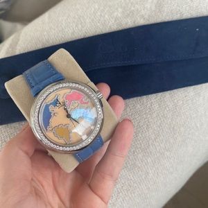 Diamond watch Jacobe & Co (crock strap)